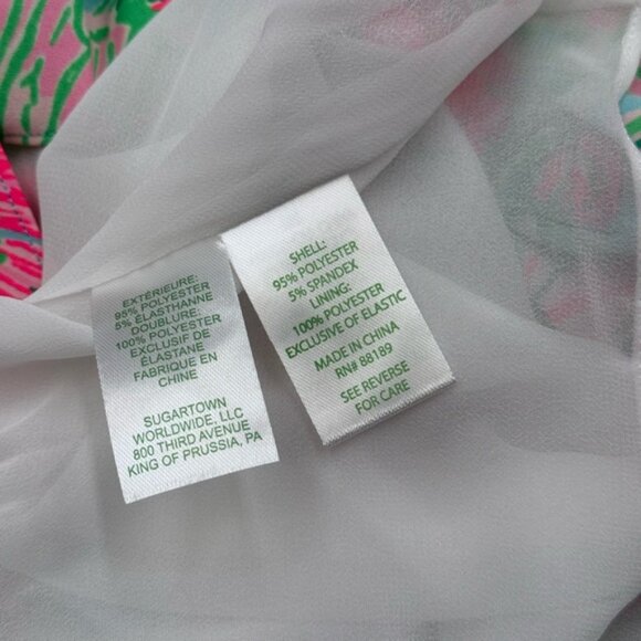 🆕 LILLY PULITZER 🧿 NWT Taviana Stretch Dress Coming in Hot Blue Horizon, Sz 12 - Picture 16 of 16